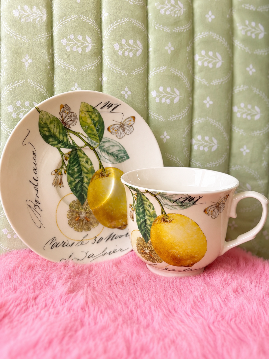 🍋 Lemon Grove Tea Cup