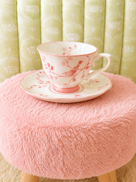 🌸 Rose Garden Tea Cup